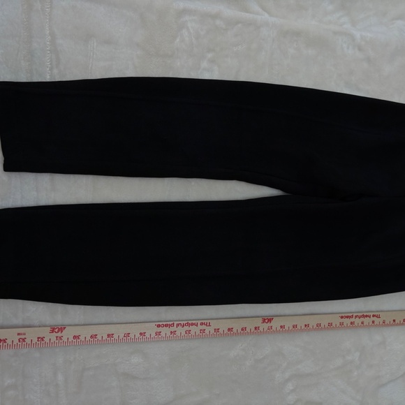 T BY TAHARI Black Pull On Black Faux Suede Pants Size S - Picture 6 of 12